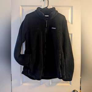 Black Columbia fleece jacket